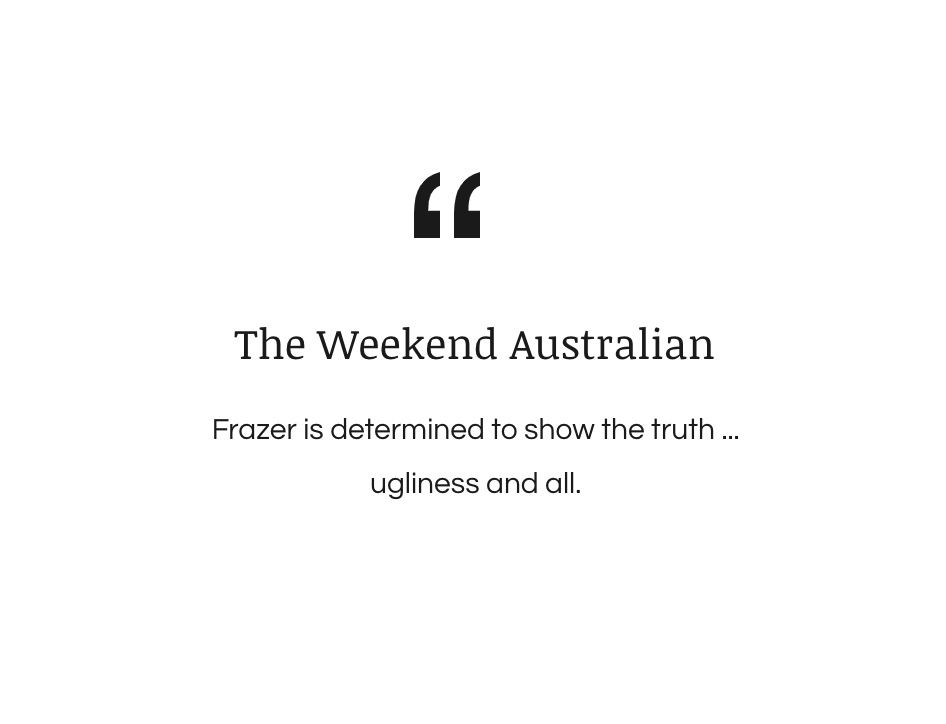 The Weekend Australian on Scoundrel Days by Brentley Frazer